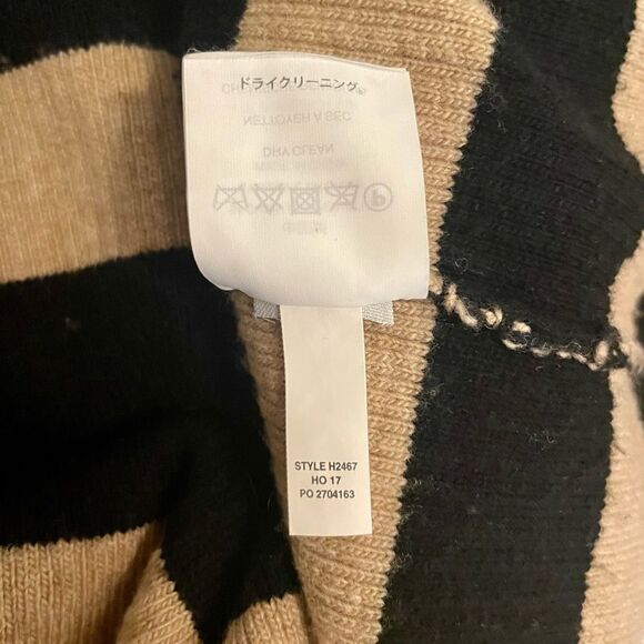 J. Crew striped turtleneck sweater-dress.  Size XS. - Picture 9 of 14